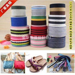 廠家直銷，品質保證 探秘義烏國際商貿城四區倩楠針織廠的特色織帶產品